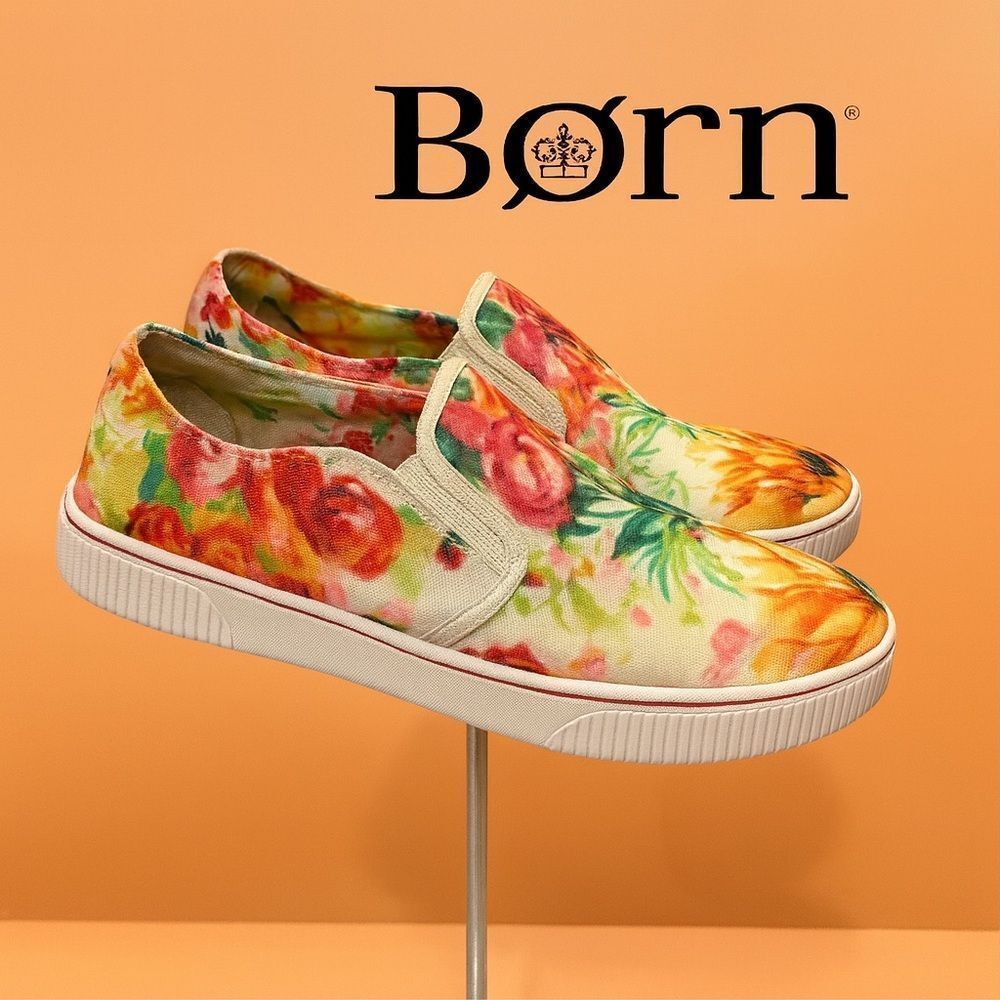 Born Floral Slip-On Sneakers in Multi-Color